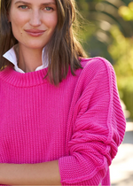 F&E Montecito Sweater Peony