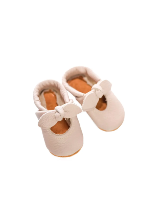 Oyster Bella Janes Leather Shoes