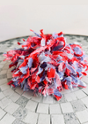 Flower Brooch Ikat Red