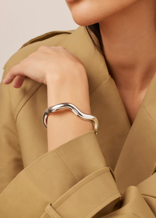 Jenny Bird Ola Bangle Silver
