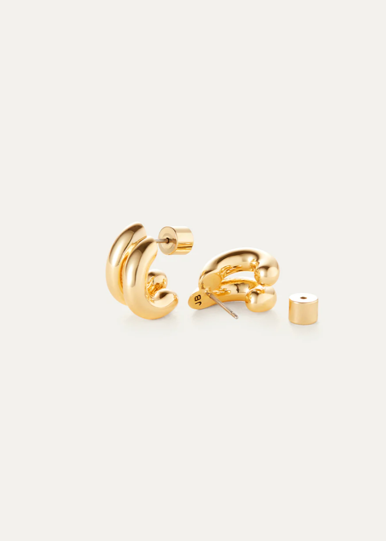 Jenny Bird Mini Florence Earrings Gold