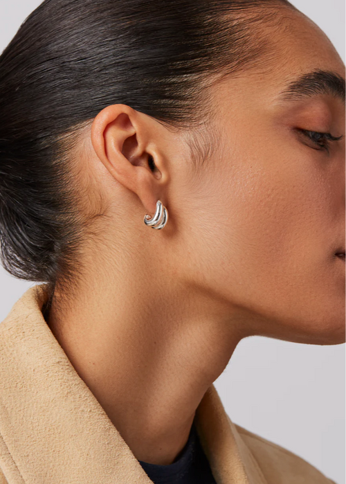 Jenny Bird Mini Florence Earrings Silver