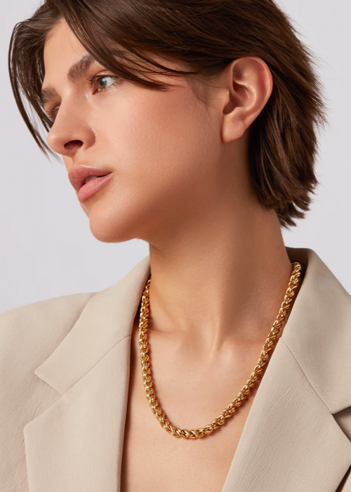 Jenny Bird Rizzo Necklace Gold