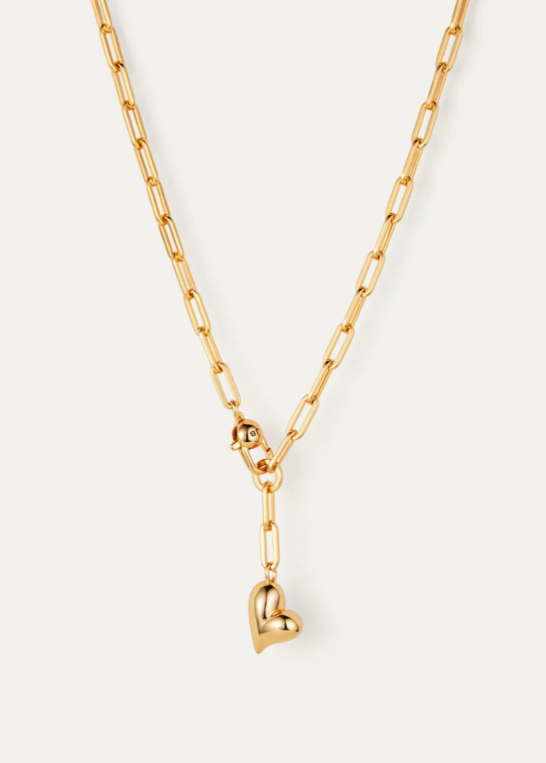 Jenny Bird Puffy Heart Necklace