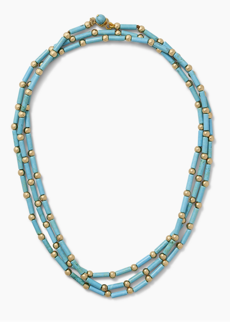 Azure Wrap Necklace