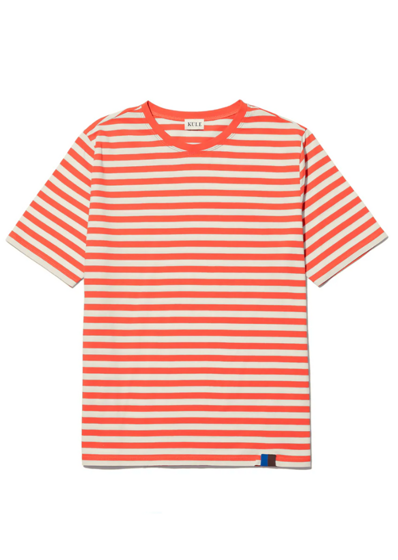 Kule The Modern S/S Poppy/Cream Tee