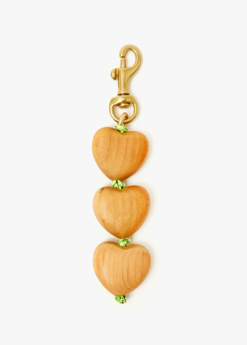 Clare V Heart Fob