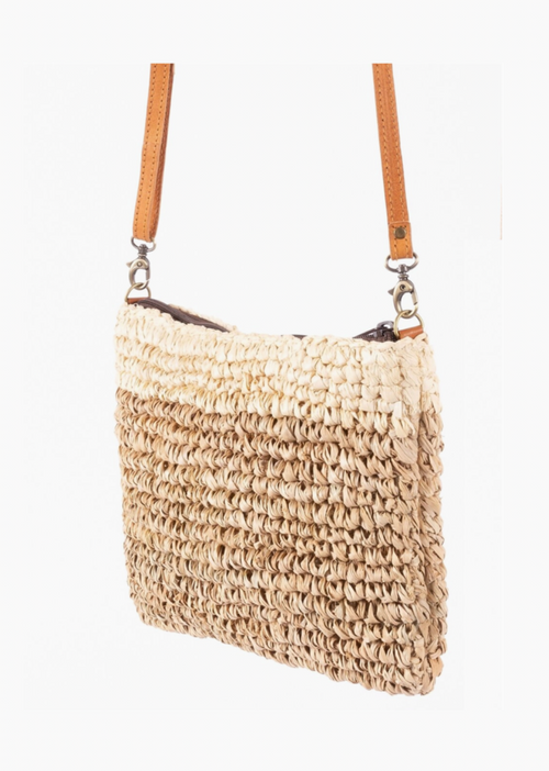 Natural Summer Stripe Crossbody