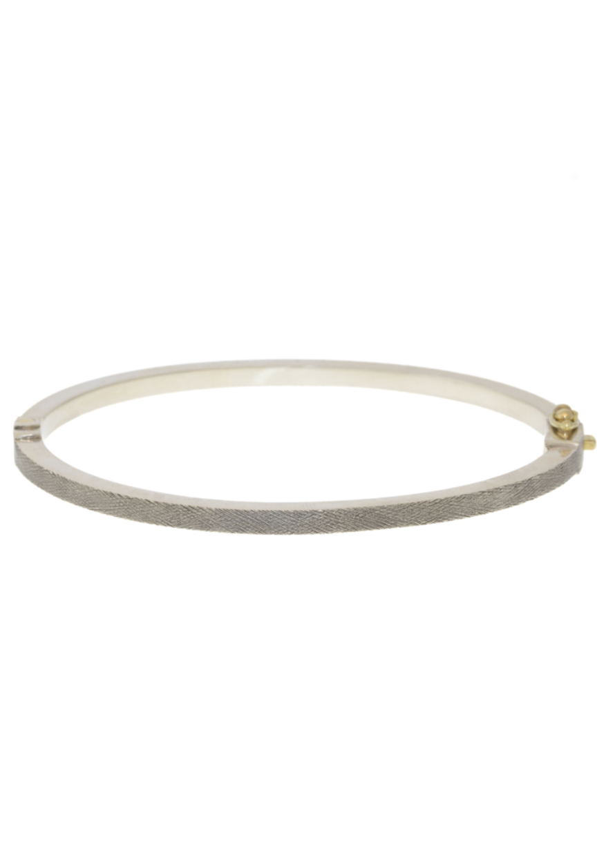 Rene Escobar Laura 2.5mm Sterling Diamond Bracelet