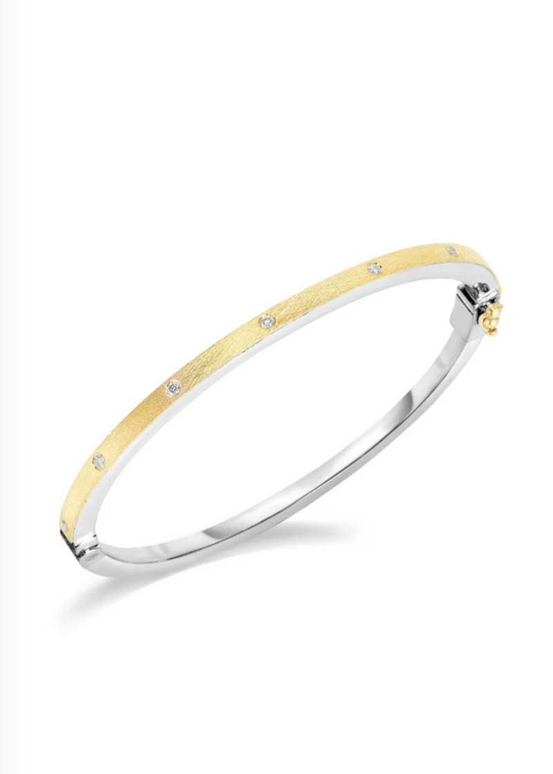 Rene Escobar Orly 2.5mm Gold & Silver Bracelet