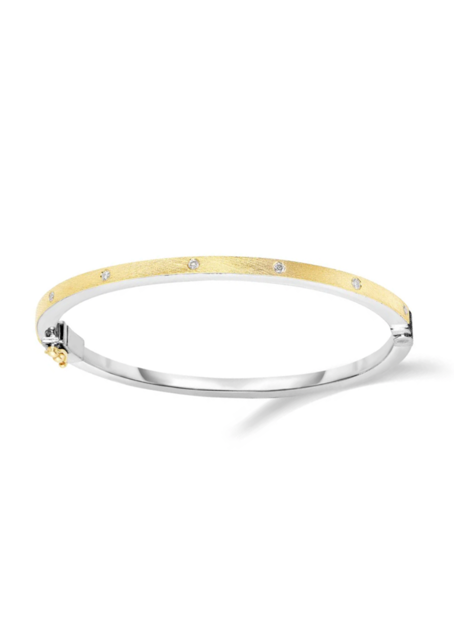 Rene Escobar Orly 2.5mm Gold & Silver Bracelet