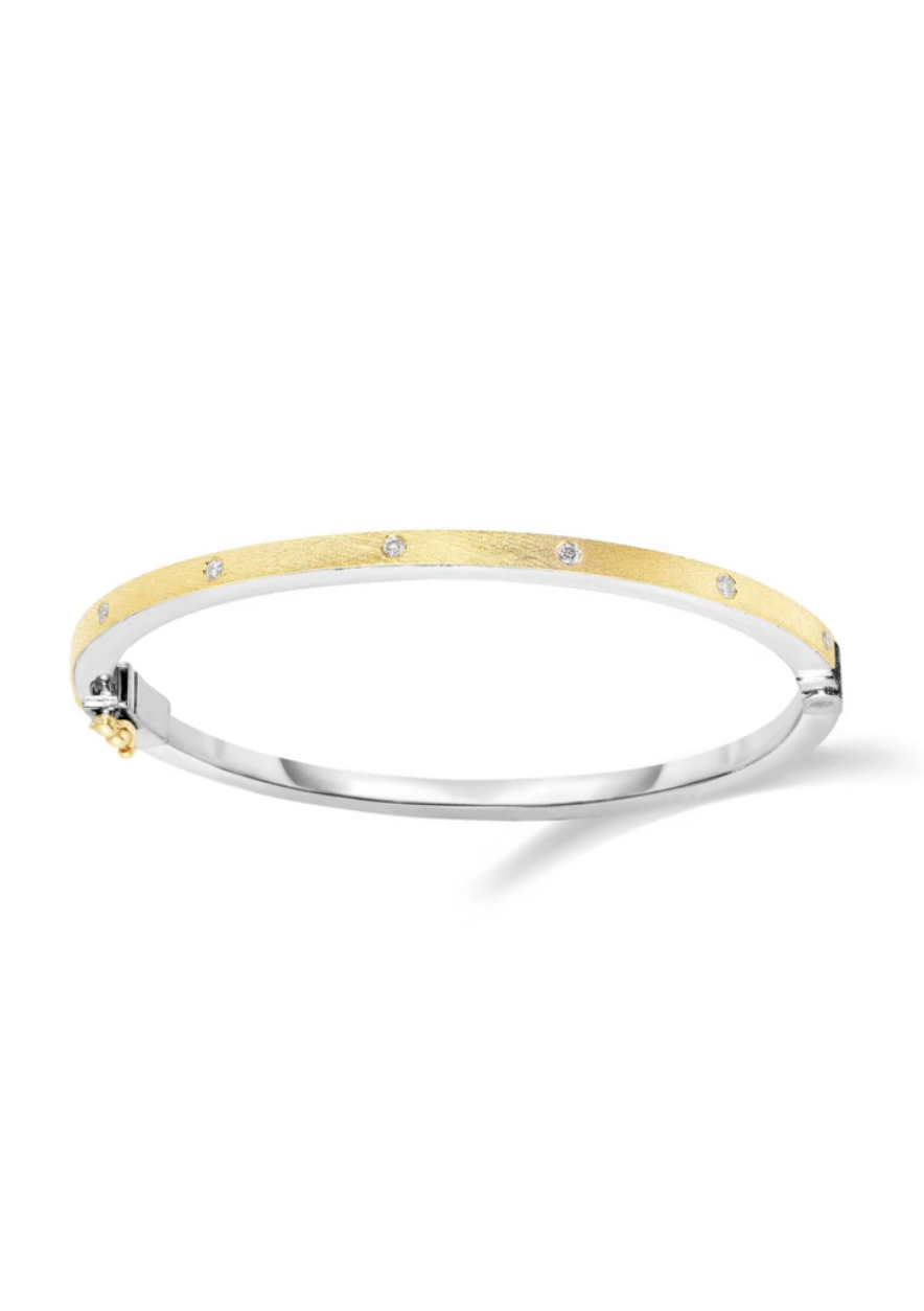 Rene Escobar Orly 2.5mm Gold & Silver Bracelet