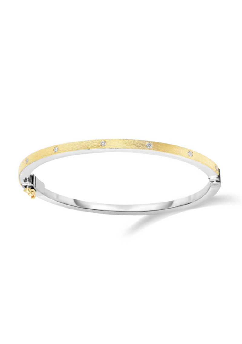 Rene Escobar Orly 2.5mm Gold & Silver Bracelet