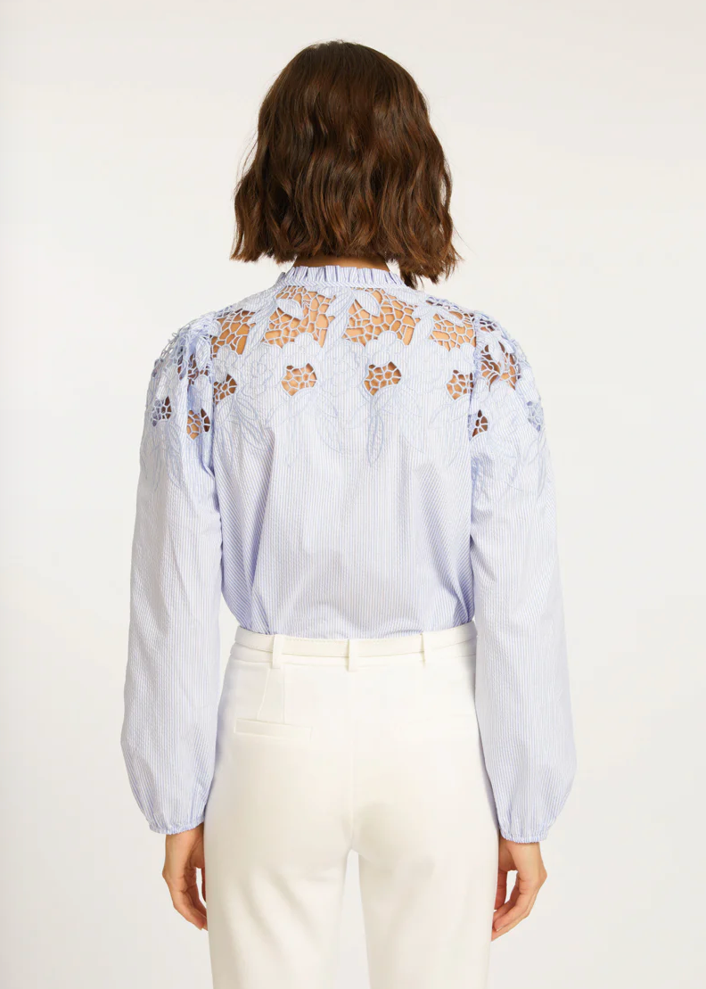 Caballero Riana Blue Micro Stripe