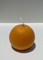 Large Orange Candle