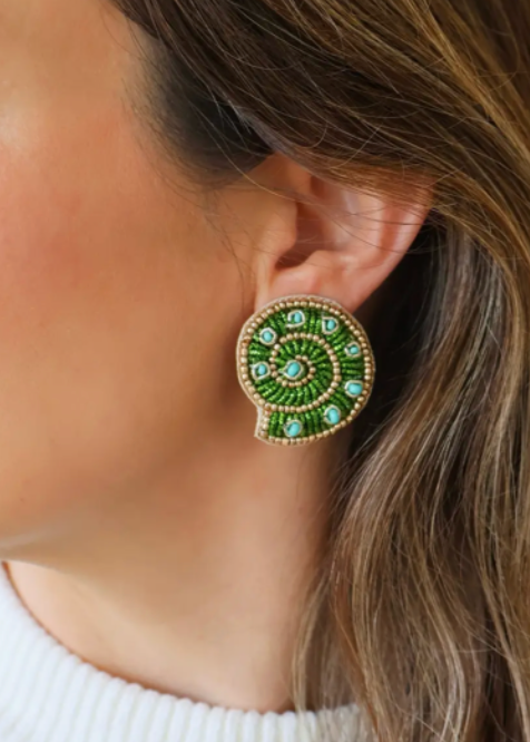 Spiral Shell Studs