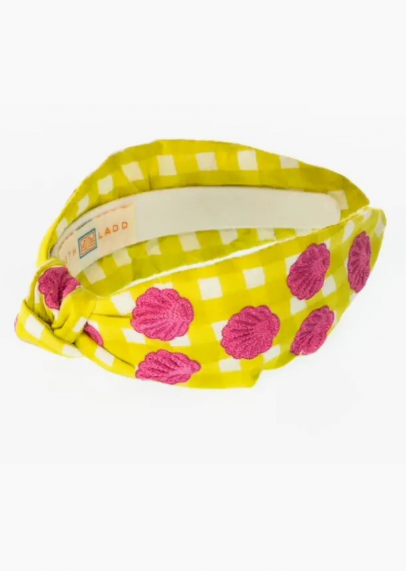 Embroidered Shell Headband