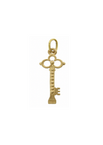 Erica Molinari Circle Cut Out Key Charm