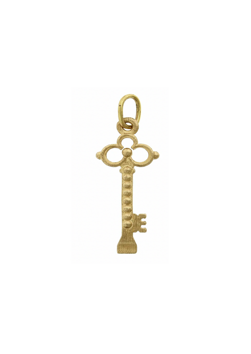 Erica Molinari Circle Cut Out Key Charm