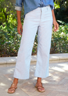 F&E Wexford White & Blue Stripe