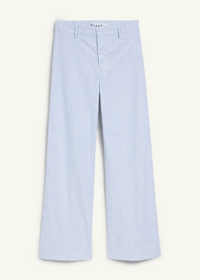 F&E Wexford White & Blue Stripe