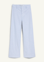 F&E Wexford White & Blue Stripe