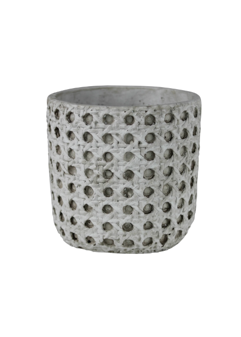 Cane Weave Cachepot