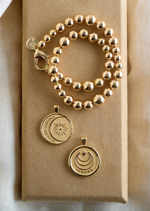 Jane Win Sun Reflection Beaded Necklace
