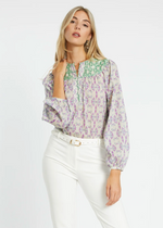 Emery Tribal Ink Blot Top