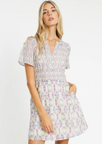Ada Tribal Ink Blot Dress