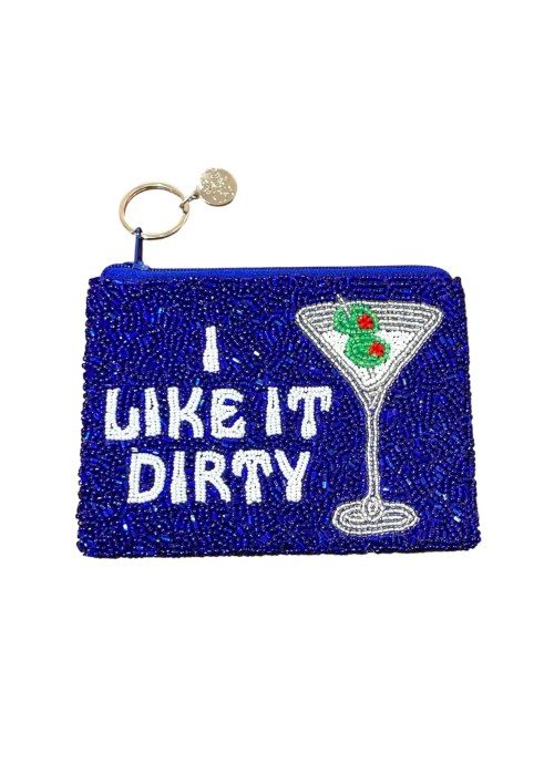 I Like It Dirty Beaded Coin Purse