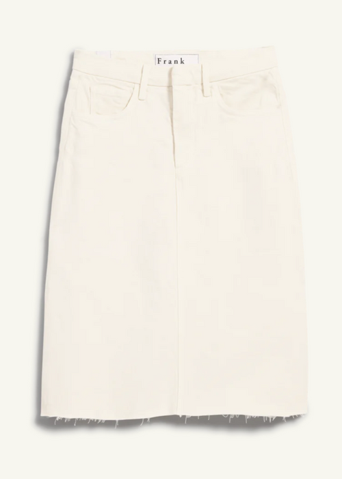 F&E Donny Denim Midi Skirt