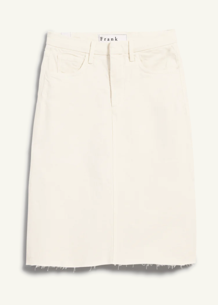 F&E Donny Denim Midi Skirt