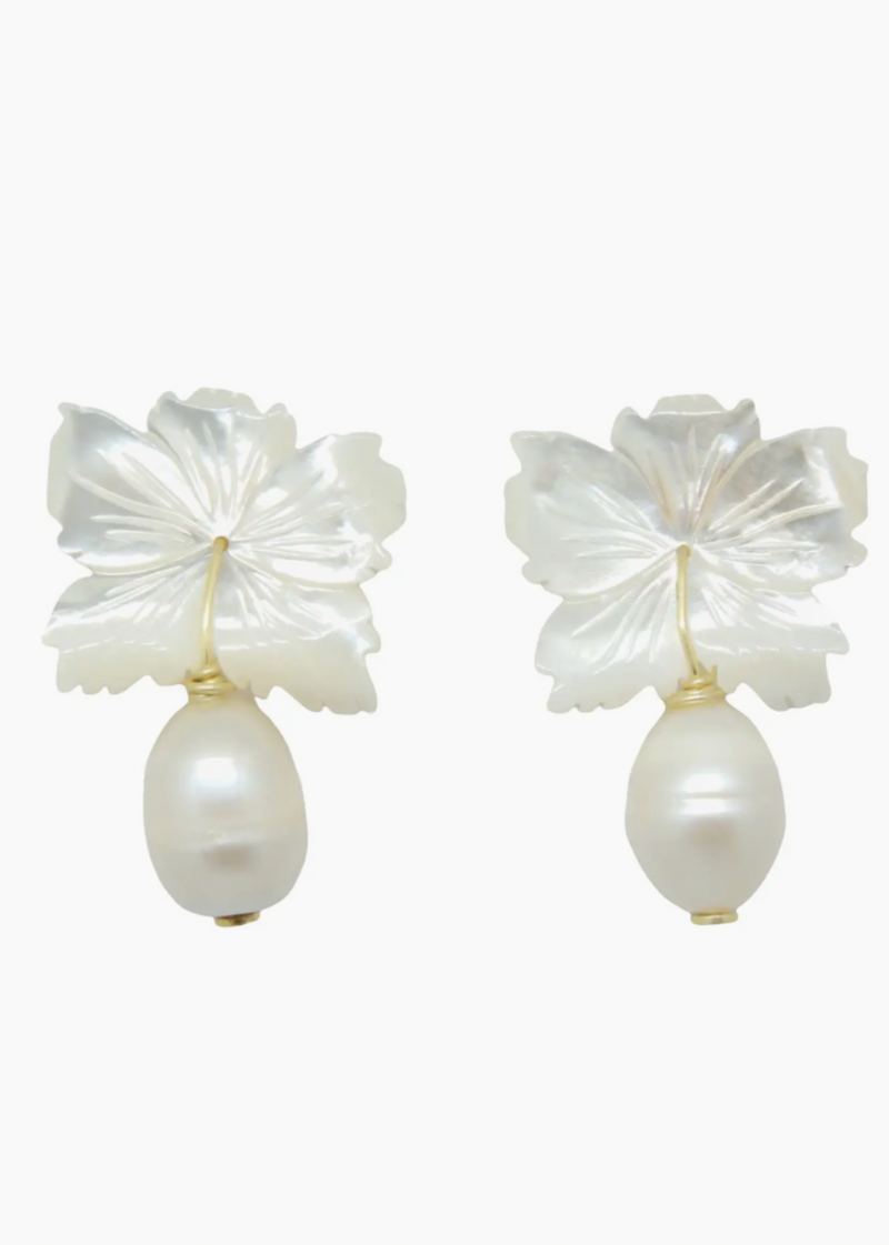 Audrey Pearl Earrings