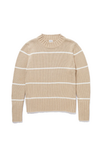 Kule Tatum Sweater Sand/ White Ministripe