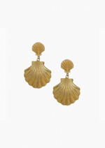 Shell Double Clip-On Earrings