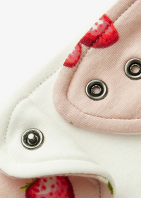 Organic Kerchief Bib Strawberry