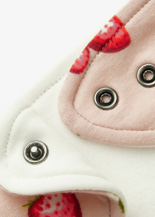 Organic Kerchief Bib Strawberry