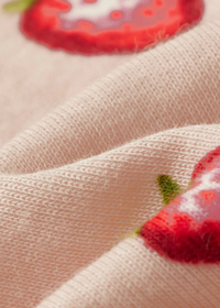 Organic Kerchief Bib Strawberry