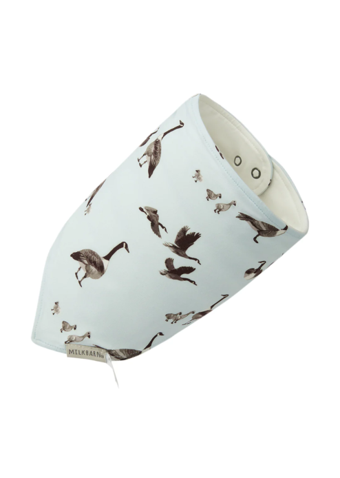 Organic Kerchief Bib Goose