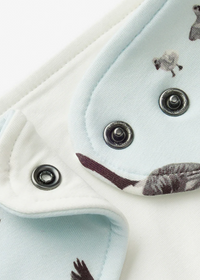 Organic Kerchief Bib Goose