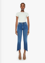MOTHER Insider Crop Pointy Fray