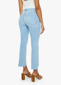 MOTHER  Insider Crop Step Fray Beaming