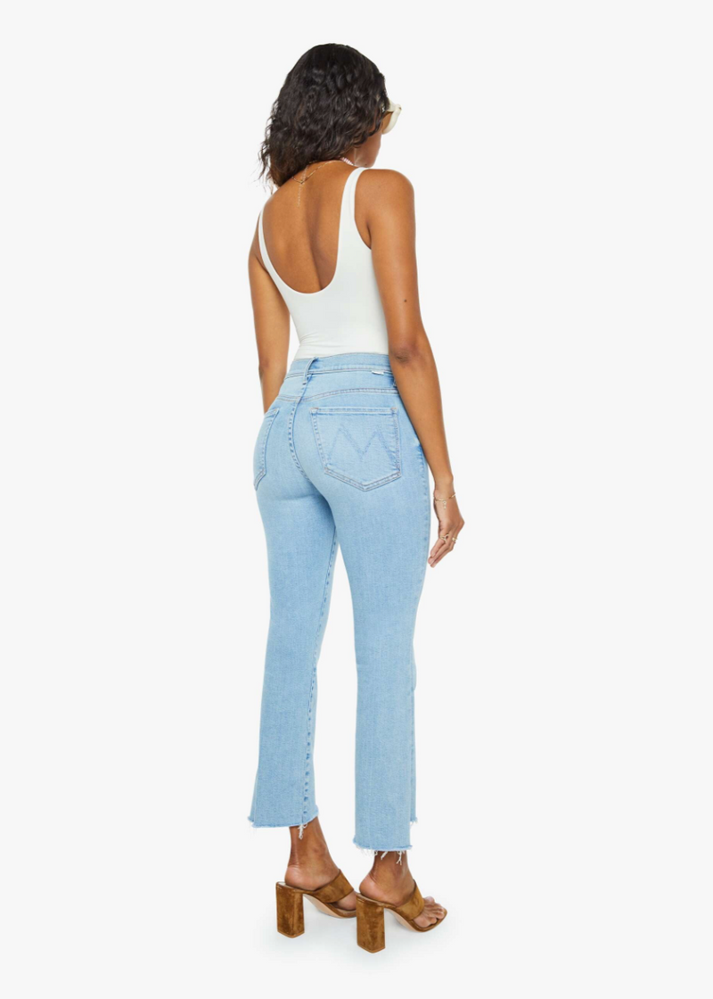 MOTHER  Insider Crop Step Fray Beaming