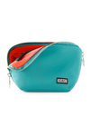 Everyday Makeup Bag Sea Green/Orange
