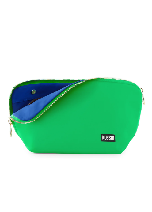Signature Makeup Bag Kelly/Navy