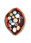 Signature Makeup Bag Sea Green/Orange