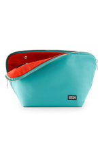 Vacationer Makeup Bag Sea Green/Orange