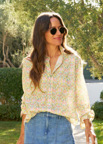 F&E Eileen Orange, Yellow & Pink Liberty Floral