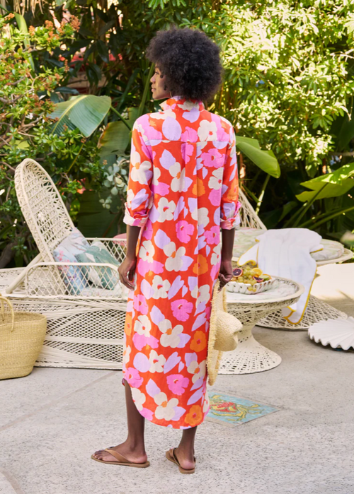 F&E Rory Pink & Orange Floral